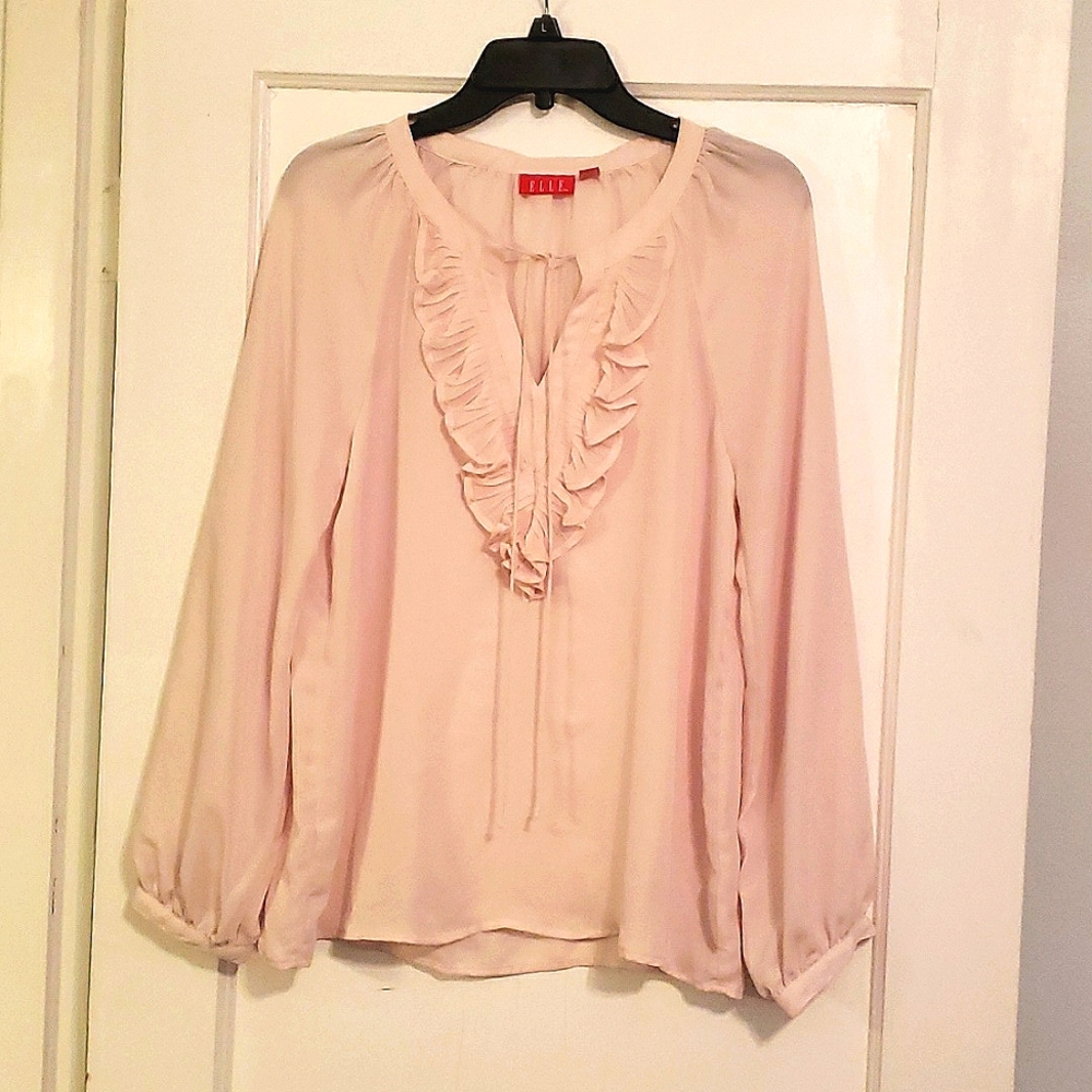 Elle medium light pink blouse